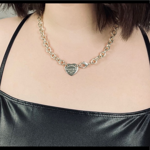 Tiffany & Co Choker heart Return to necklace only - Picture 5 of 14